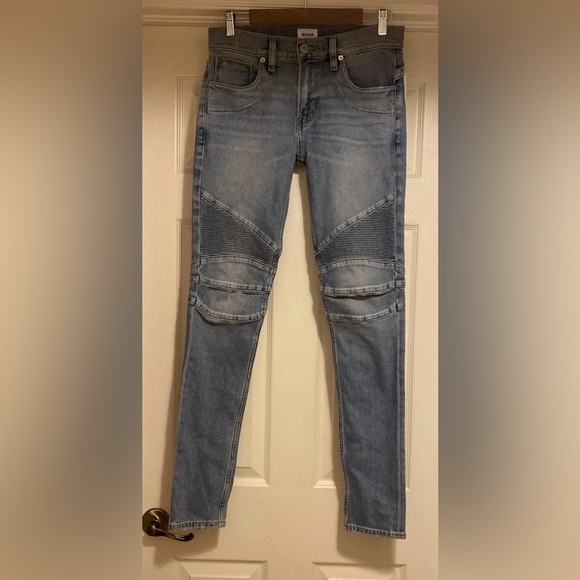 Hudson Jeans Mens Ethan Biker Skinny Jeans MCW Sz 30